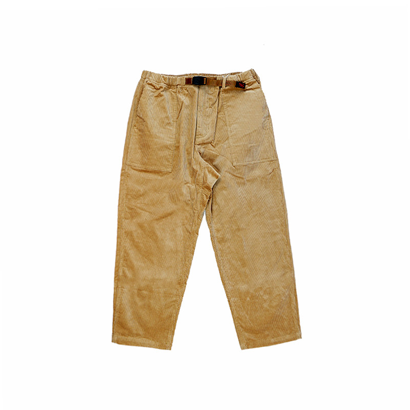 GRAMICCI CORDUROY PANTS wide version light core suede tapered 90% pants small wild man casual pants