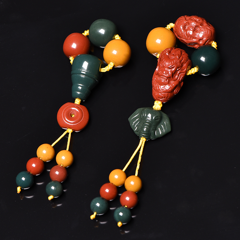 Little Diamond Star Moon Bodhi Accessories Set Alxa Jade Male Play Buddha Bead Hand String Diy Accessories Matching Bead Set