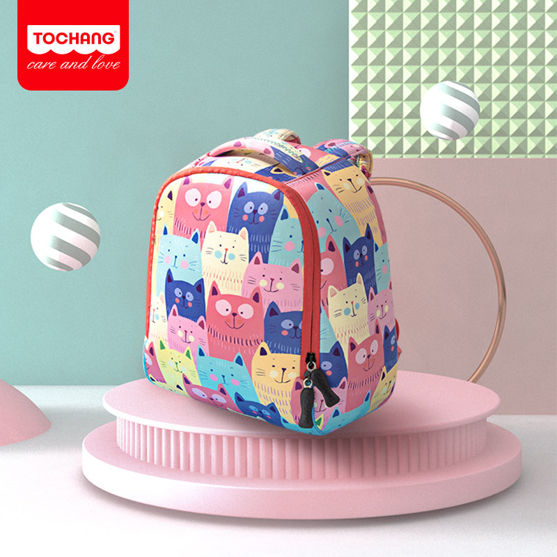 Kindergarten Small School Bag Male Girl Baby Young Children 1-3-4-6 Year Old Korean Version Cartoon Double Shoulder Bag 5