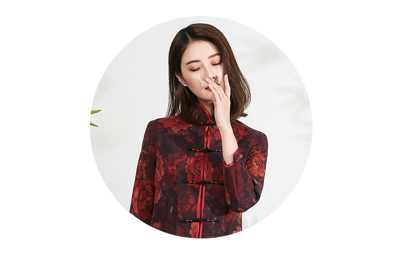 Áo lụa lụa lụa cổ áo lụa cổ áo lụa đám mây kích thước lớn áo khoác nữ lỏng lẻo - Trench Coat áo khoác mùa đông nữ