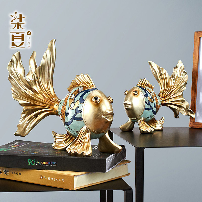 Nordic light luxury wind living room Home room decoration Lucky ornaments Creative TV cabinet Wine cabinet Gift knickknacks