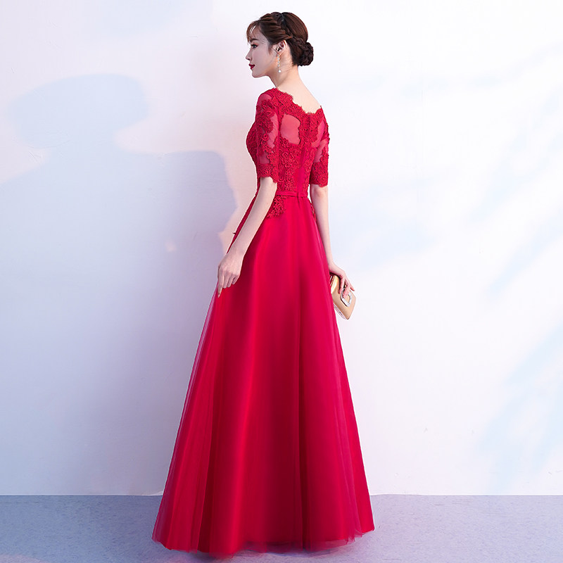 Robe de soirée XISIMERY    conventionnel - Ref 3210190 Image 4