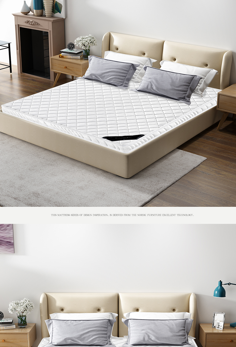 Nệm hoa lan băng 3D mat dừa dừa tự nhiên nệm cao su Simmons 1,8m1,5 m tùy chỉnh gấp - Nệm nệm 1m4