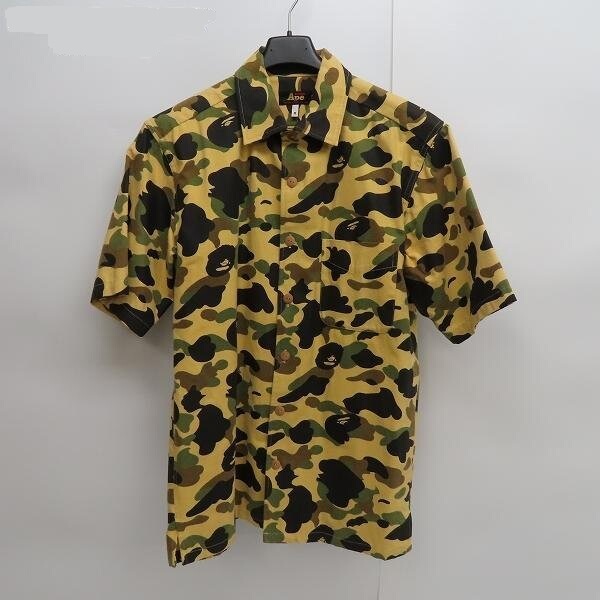 Bape Camouflage Short-Sleeved Shirt Size m Bape Camouflage Short-Sleeved Shirt Size m