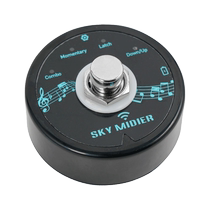 Sky-midier Bluetooth MIDI controller intelligent foot-controlled bass electric guitar control pedal effector