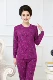 Qiuyi Qiuku phù hợp với cotton nam và nữ trung và già 100% cotton cao cổ cộng với phân bón XL đồ lót nhiệt bo dai tay nam