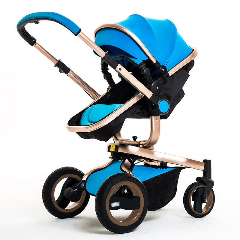 [USD 592.92] teknum Baby Stroller High View Flat Lying Folding Newborn ...