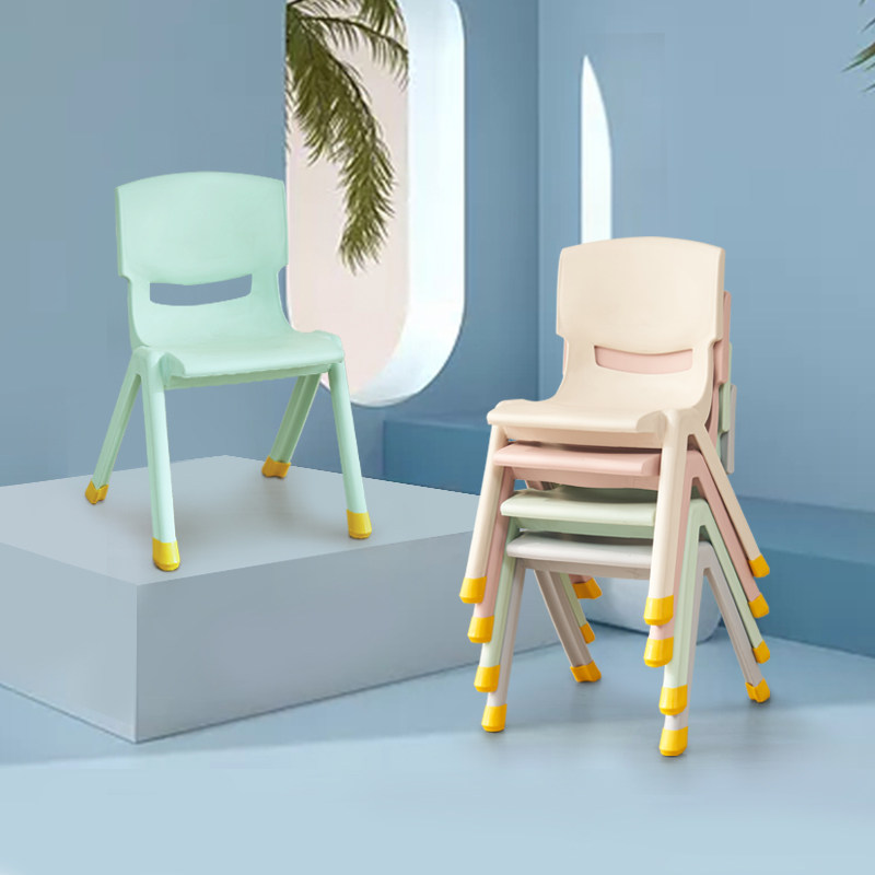 Morandi Children Backs Chair Kindergarten Chair Baby HouseBaby Little Chair Outdoor Portable Chair bench