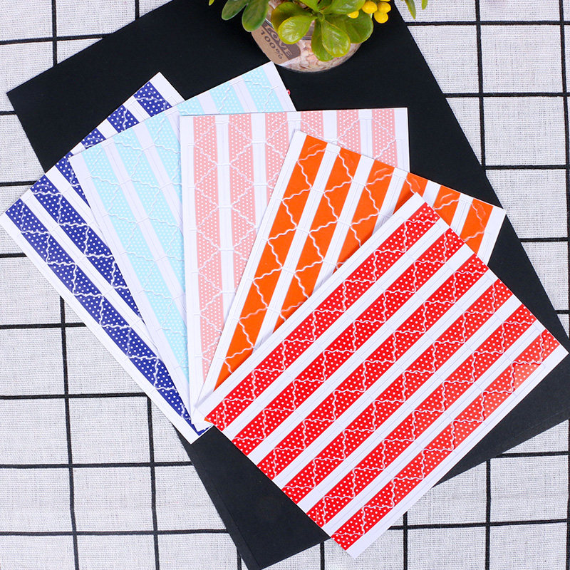 A certain month by hand adhesive style retro DIY album photo Podot lace corner applique opaque