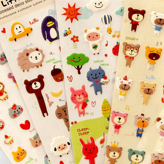 A certain year DIY album handmade accessories Cute Cartoon Bubble with Decorative Stickers