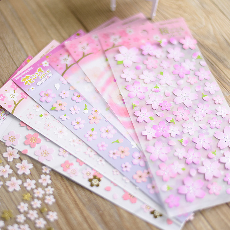 A certain year New pindi diy handmade album Shadow set Decorative Sticker Commemorative Album to make Collage Cherry stickers