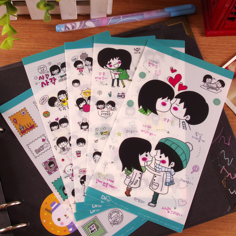 A certain year DIY album to make handmade accessories Decorative Stickers Sweet Hip-hop Lovers