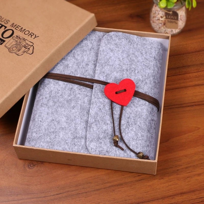 Creative bandage felt handmade DIY photo book sticky couple romantic polaroid commemorative album birthday gift