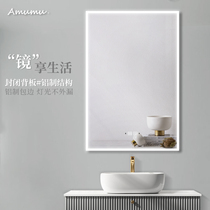 Bathroom mirror Smart led light mirror Bathroom mirror Wall-mounted vanity mirror Wall-mounted toilet mirror Custom anti-fog mirror