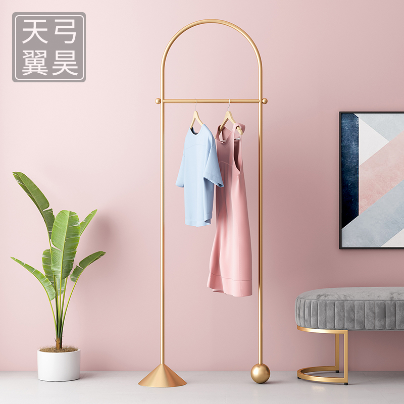Nordic coat rack landing bedroom designer creative clothes shelf living room clothes shop simple living room hanger rack
