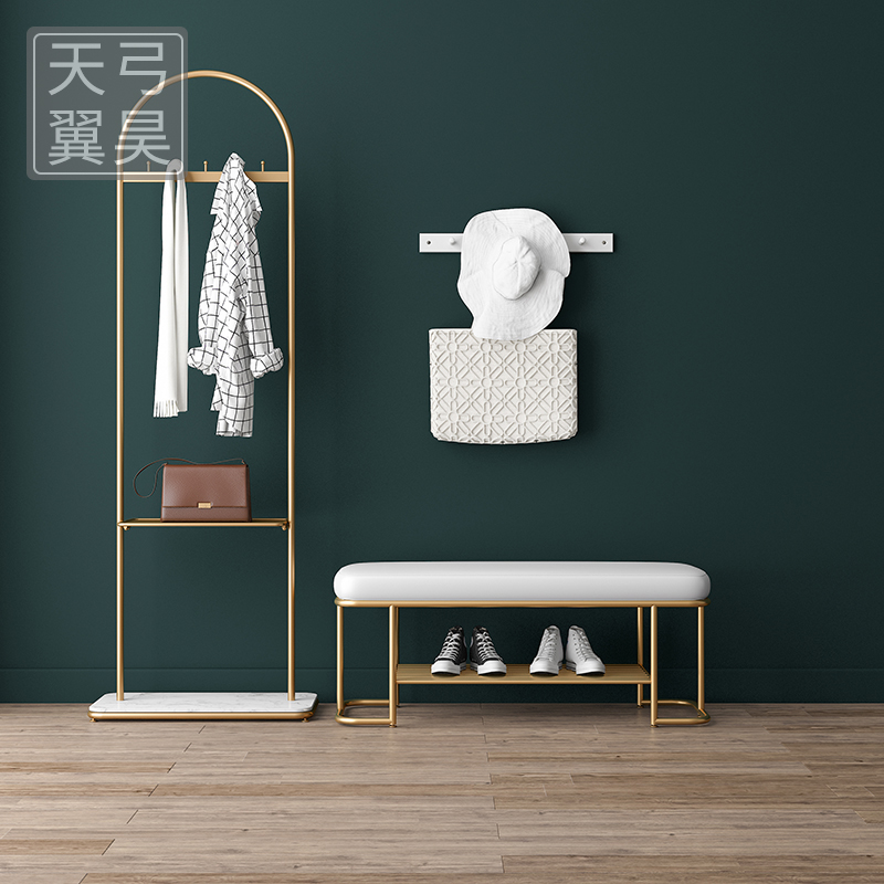 Nordic Modern Clothing Shop Changing Shoes stool Home Briefing Bed Tail Sofa Stool in the door can sit in a fitting room Shoes Cabinet Pedaling