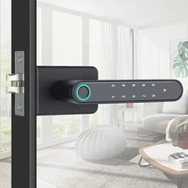 Extremely narrow glass door intelligent lock 16 18 minimalist door frame narrow indoor wooden door fingerprint password zinc alloy smart APP