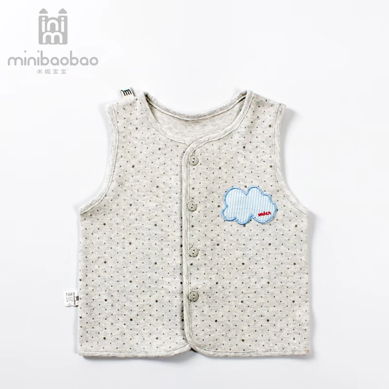 Minnie bé sơ sinh nhỏ vest mùa hè quần áo vest nam giới và phụ nữ bé vest đồ lót trẻ em