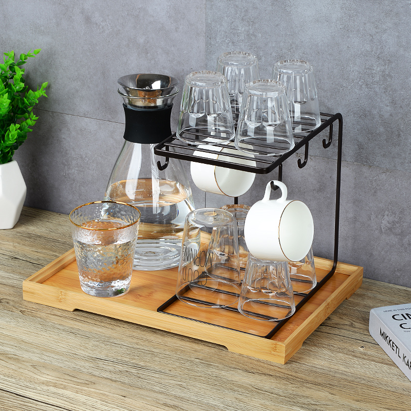 Home Drain Glass Cups Glass Holder Coffee Cup Mark Cup Holder of the cup shelf Entrusted Shelf