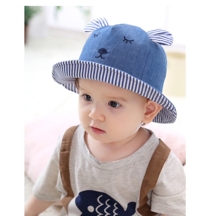 Baby Hat Spring Autumn Slim male baby fisherman hat cute one year old fall sunscreen hat boy sunhat basin hat