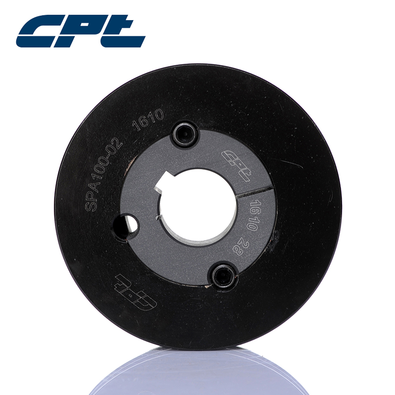 CPT cone sleeve pulley SPA100-2 European standard pulley Double sink pulley with 1610 cone sleeve can be customized