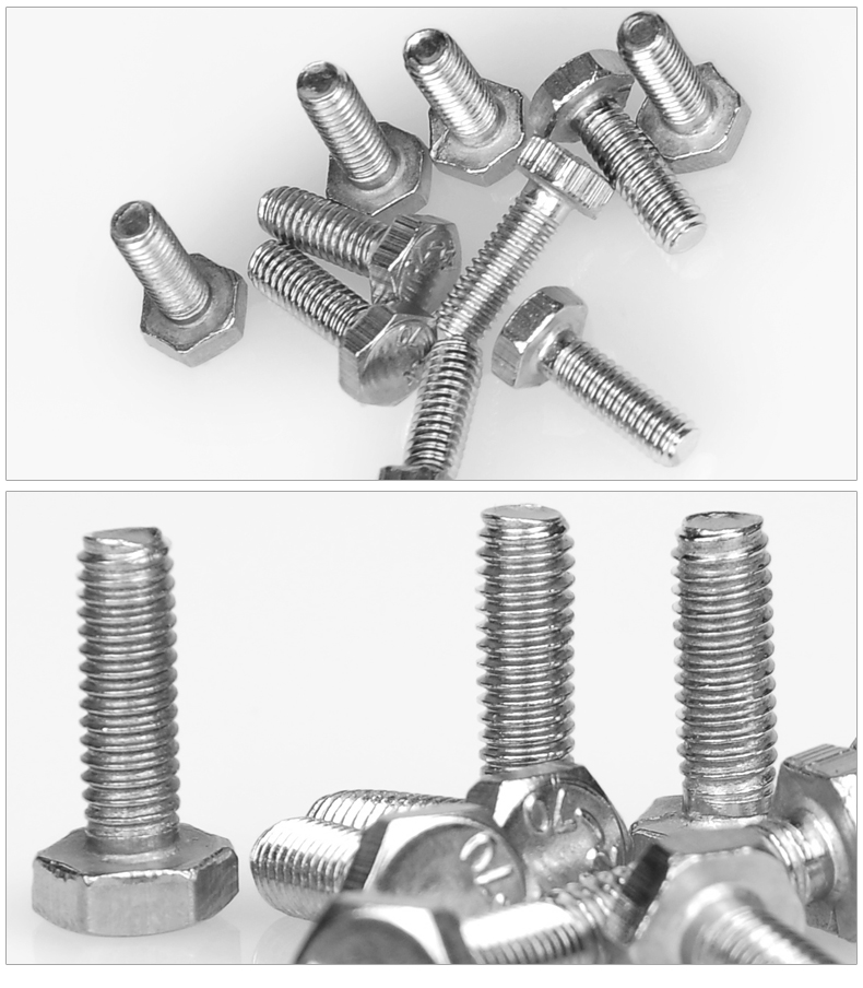 Vít lục giác CPT đầy đủ răng 304 vít thép không gỉ Ốc vít 5 M4 & lần; 12 - Chốt