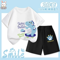 Хлопковые нарукавники, комплект, мультяшный скейтборд, динозавр