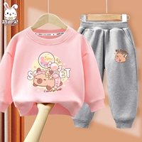 [Комплект мягкого свитера, приятного для кожи] Розовый конфетный воздушный шар Dolphin_5+ Серый цветочный дельфин Fairy X_K5