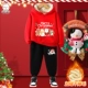 [Рождественский плюшевый костюм с капюшоном] Красный партнер Christmas_5+Черный милый рождественский X_K5