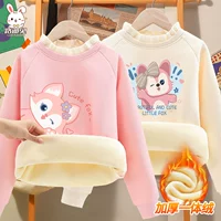 [Два куска бархатного грибного воротника] Pink Fox+Rice White Mite Fox