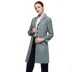 Zormeichun của phụ nữ màu thuần khiết mỏng mảnh mai giữa chiều dài CV gió nhỏ áo khoác phù hợp với áo khoác cotton Tân Cương E71FZ18 - Trench Coat Trench Coat