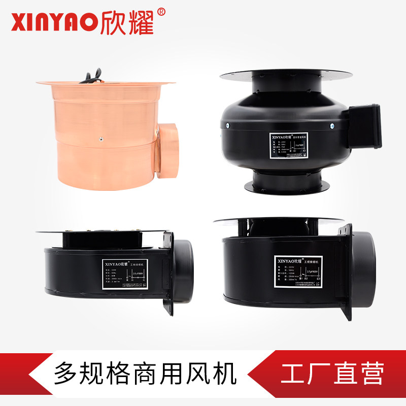 Xinyao Korean barbecue smoke exhaust machine Barbecue exhaust fan Roast lamb leg shop smoke exhaust fan