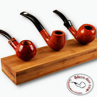 8deco Magnetic Pipe Holder Bamboo Series 3 Pipe Holders