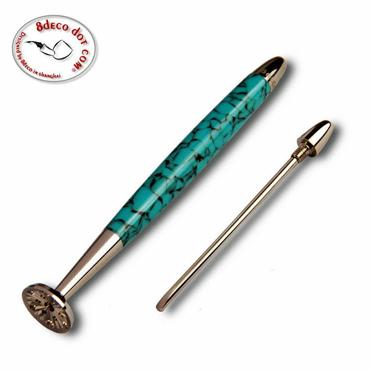 8deco Recessed Spoon engraved with Milled Tobacco baton bar with Tunpin Torpedo Series 20247 Tobacco Fighting Accessories