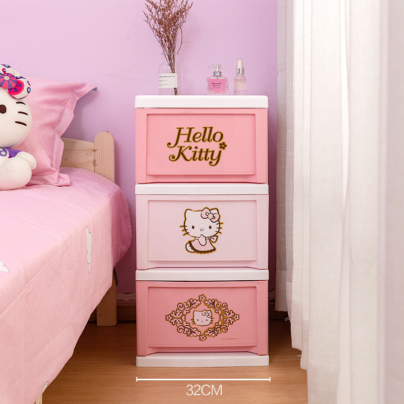 Alice children's wardrobe cartoon baby plastic drawer storage cabinet finishing cabinet shoe cabinet Alice