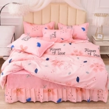 Брендовый комплект для школьников, пододеяльник для принцессы, простыня, покрывало подходит для мужчин и женщин, 4 предмета, 3 предмета, популярно в интернете