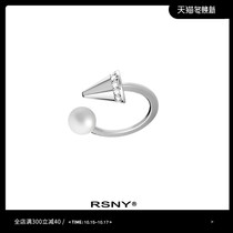 RSNY rivet ear clip advanced sense earless female sterling silver European and American French Super fairy cold wind ear ornaments