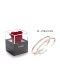 Vòng tay đôi 999 sterling bạc một đôi nam nữ thiết kế vàng hồng thiết kế bạn gái mở vòng tay khí chất thời trang dw - Vòng đeo tay Cuff