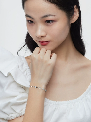 Летний серебряный браслет, подарок на день рождения, серебро 925 пробы, серебро 925 пробы, коллекция 2022