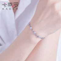 Cartillo Sansei III vòng đeo tay nữ sterling bạc đơn giản nữ sinh viên đồ trang sức Sen Sở bạn gái đặt Swarovski vòng tay lv