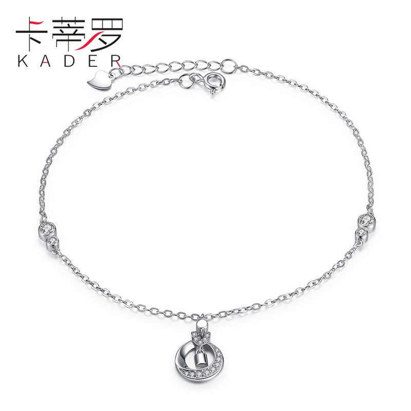 Chaine de cheville Femme KADER    en Argenterie - Ref 3103514 Image 5