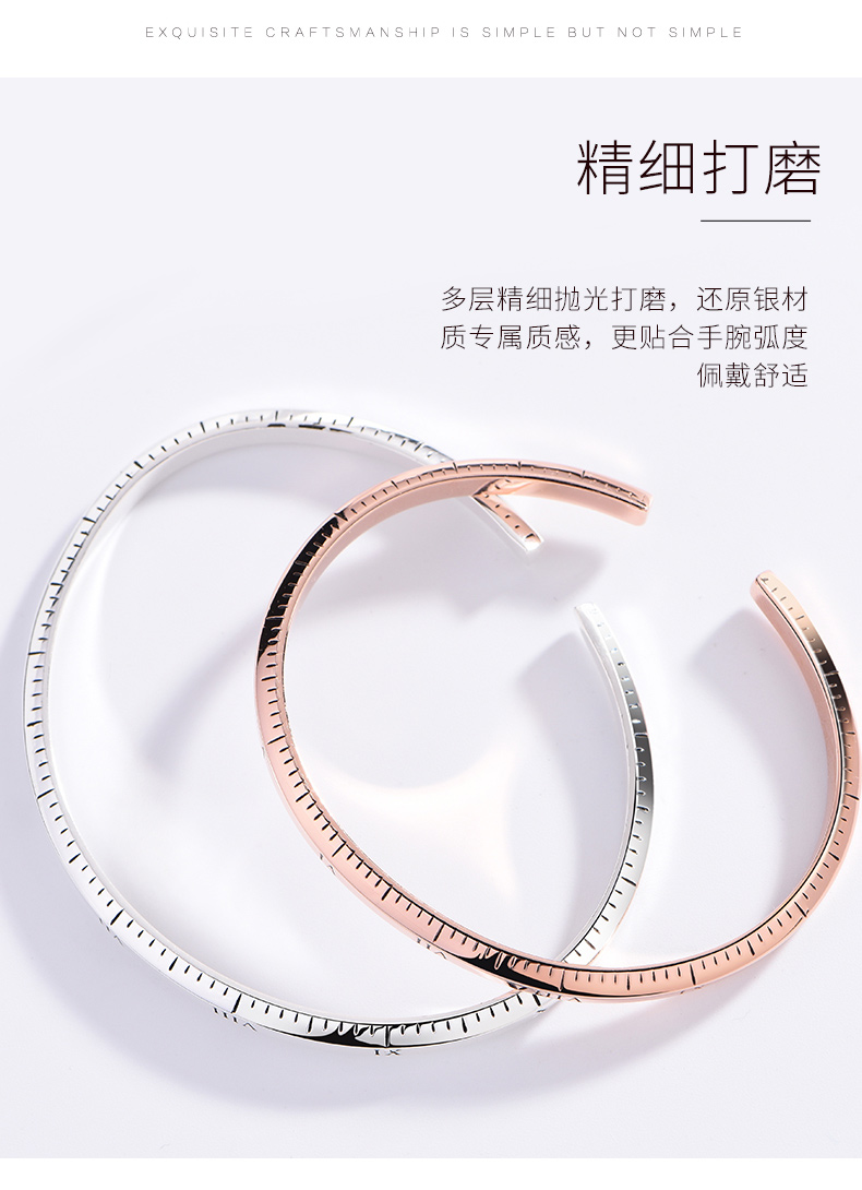 Vòng tay 999 đồng bạc đôi thời gian một đôi nam nữ hoa hồng vàng giả vàng khai trương bạn gái sinh nhật vòng tay bạc dw tỳ hưu vàng