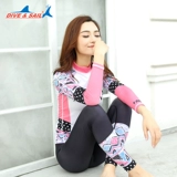 Лонгслив для влюбленных, купальник, раздельный быстросохнущий комплект подходит для мужчин и женщин, защита от солнца