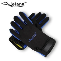 lelang Тонкие нескользящие удерживающие тепло перчатки на липучке, 1.5mm