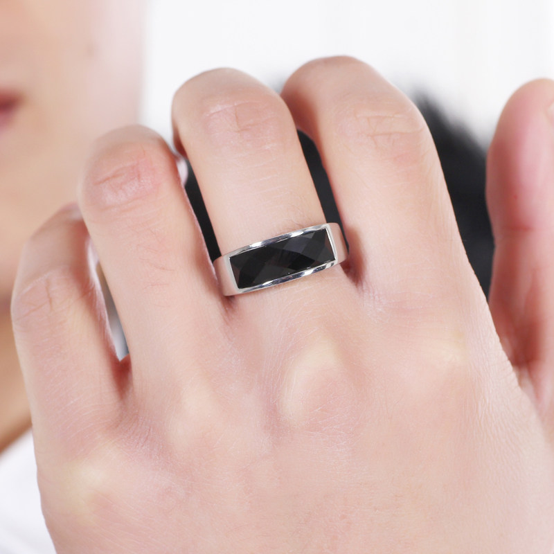 Bague homme en Acier au titane - Ref 3088419 Image 3