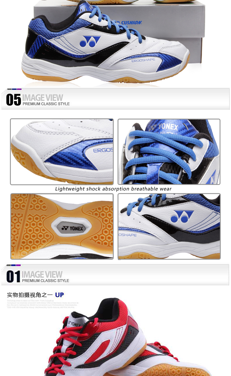 [SF] Giày cầu lông Yonex Giày nam và nữ YY Giày thể thao trong nhà SHB-49C giày anta