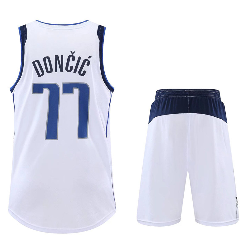 The Calf Team Solo-Man Basketball suit Doncic 77 Novicky Adult Children's jersey Custom