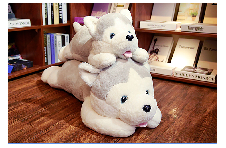 Husky gối chăn kép sử dụng gối đệm văn phòng đa chức năng cá tính dễ thương gối ba trong một gối tựa sofa