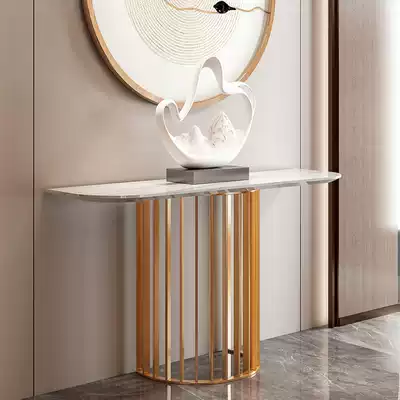 Italian-style porch light luxury style marble entry into the home end View table modern simple decoration entrance hall shelf