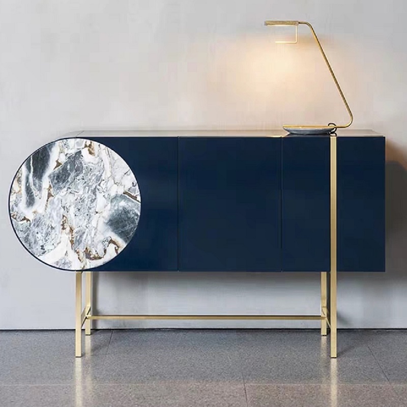 Yu Ting Xuan creative entrance cabinet Nordic marble wind side cabinet Simple modern case into the home light luxury foyer cabinet